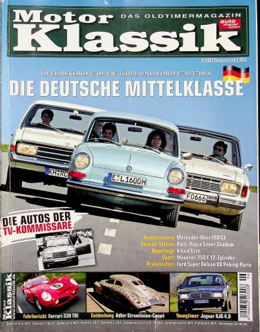 Deckblatt Motor Klassik (06/2007)